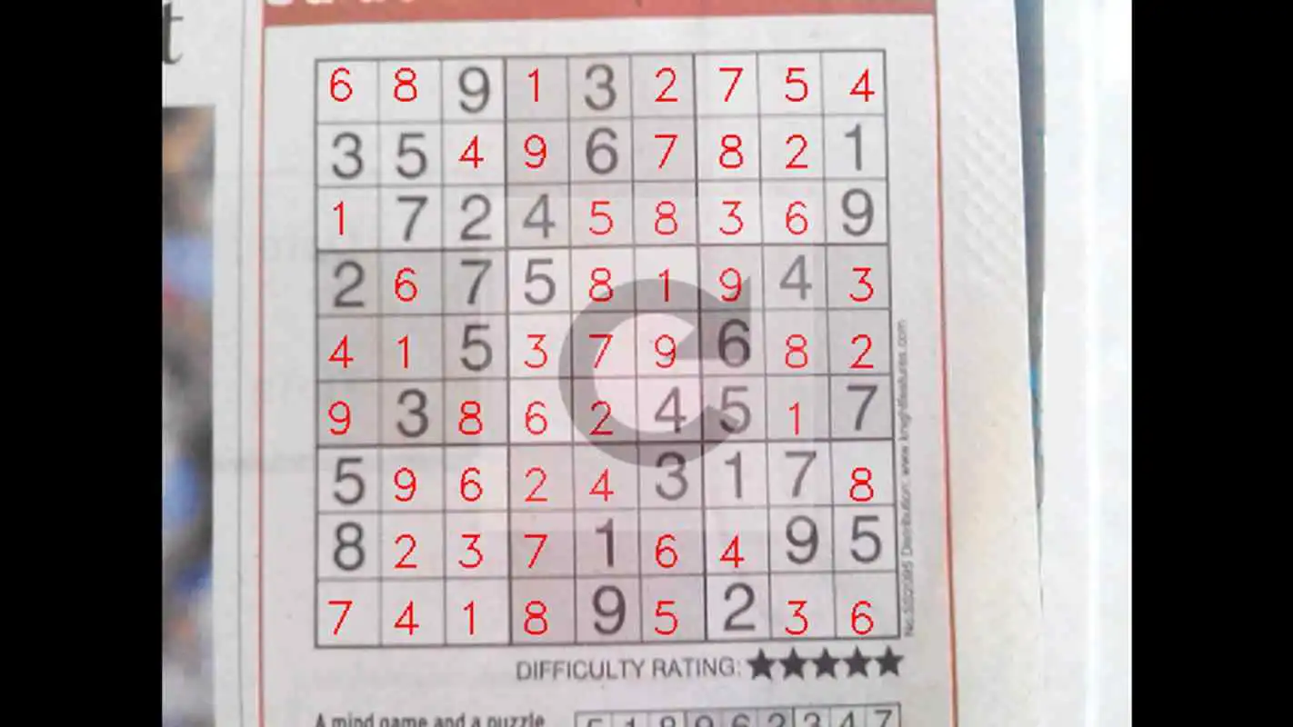 Play Realtime Sudoku Solver