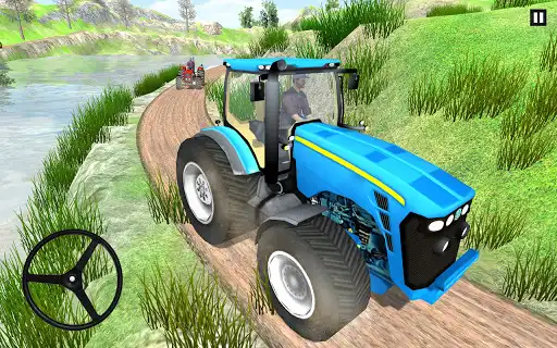 Play Real Tractor Driving Simulator as an online game Real Tractor Driving Simulator with UptoPlay