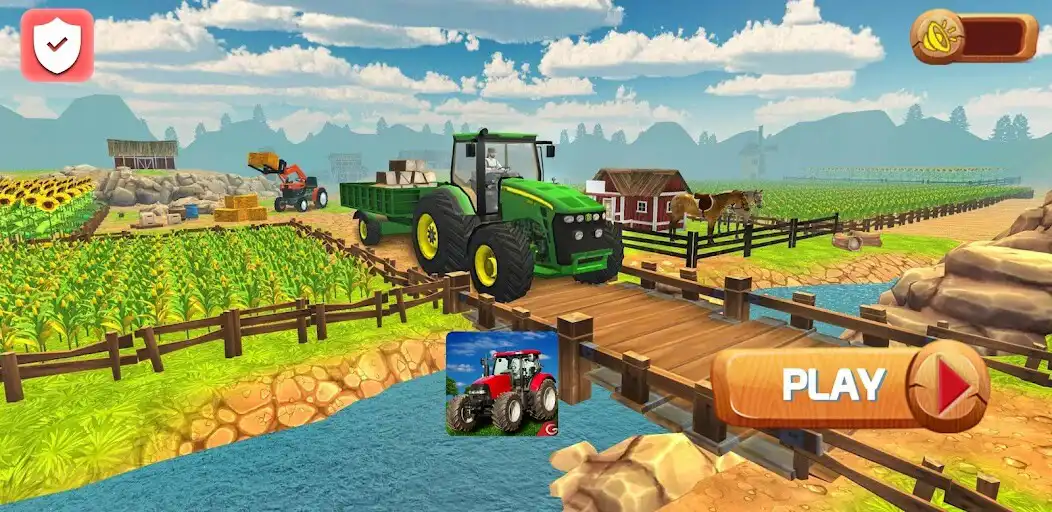 Play Real Tractor Farm Field 3D  and enjoy Real Tractor Farm Field 3D with UptoPlay