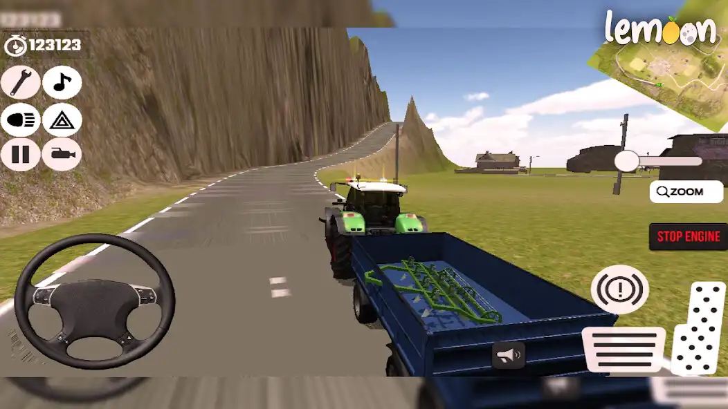 Play Real Tractor Farming Simulator as an online game Real Tractor Farming Simulator with UptoPlay