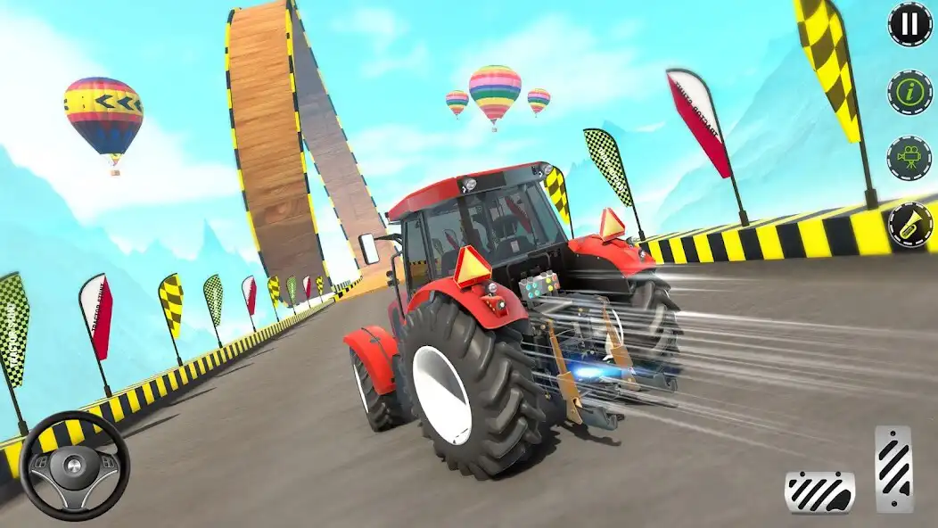 Play Real Tractor: Tractor Stunt 3D as an online game Real Tractor: Tractor Stunt 3D with UptoPlay