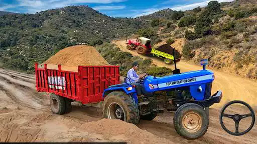 Play Real Tractor Trolley Cargo Farming Simulation Game  and enjoy Real Tractor Trolley Cargo Farming Simulation Game with UptoPlay