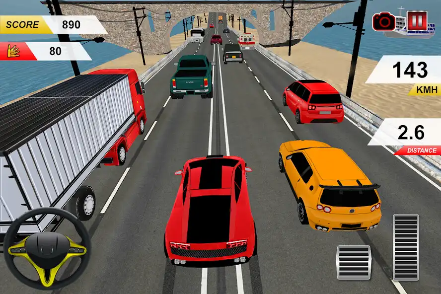 Play Real Traffic Extreme Endless Cars Racing as an online game Real Traffic Extreme Endless Cars Racing with UptoPlay