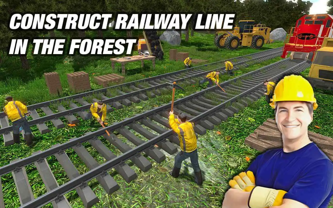 Play Real Train Construction Simulator 2018