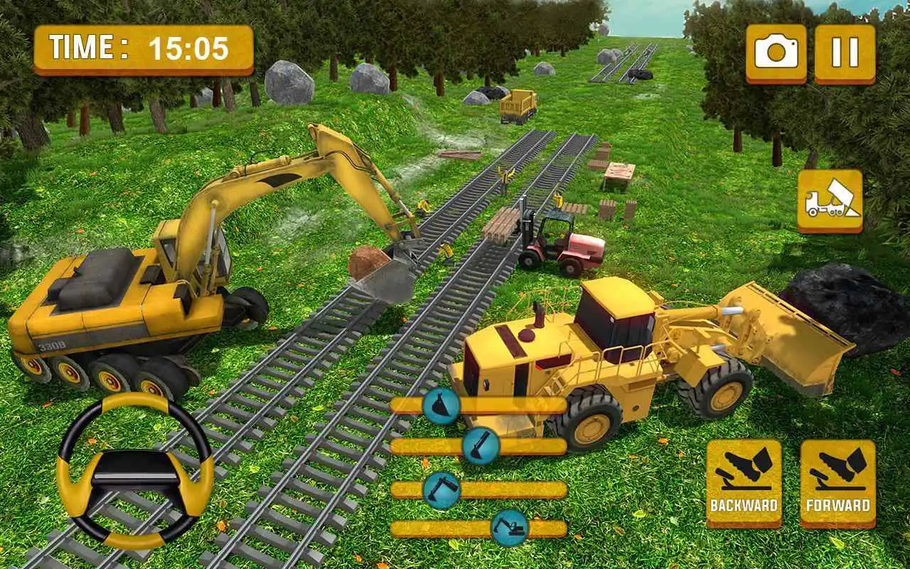 Play Real Train Construction Simulator 2018