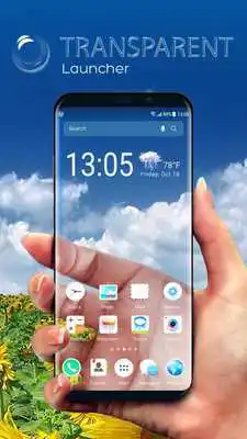 Play Real Transparent Launcher Screen  Background