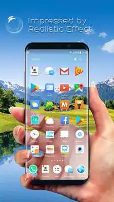 Play Real Transparent Launcher Screen  Background