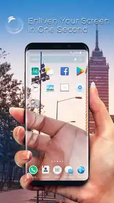 Play Real Transparent Launcher Screen  Background