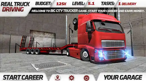 Play Real Truck Driver as an online game online Real Truck Driver with UptoPlay com.roostergames.trucksimulator2015 Play Real Truck Driver as an online game Real Truck Driver with UptoPlay