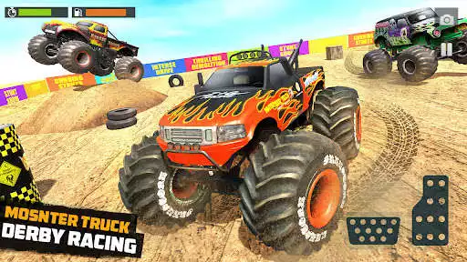 Play Real US Monster Truck Game 3D as an online game Real US Monster Truck Game 3D with UptoPlay