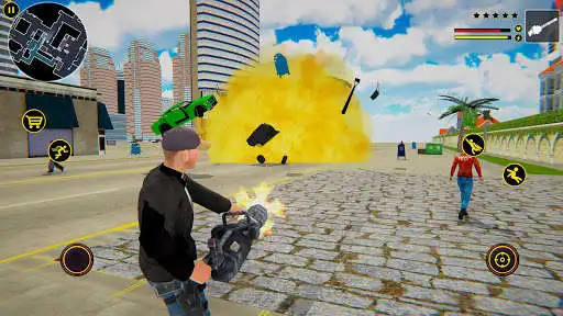 Play Real Vegas Miami City - Grand Crime Simulator Game as an online game Real Vegas Miami City - Grand Crime Simulator Game with UptoPlay