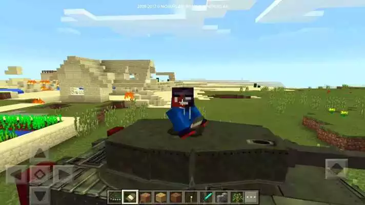 Play Real War Tank mod for MCPE!