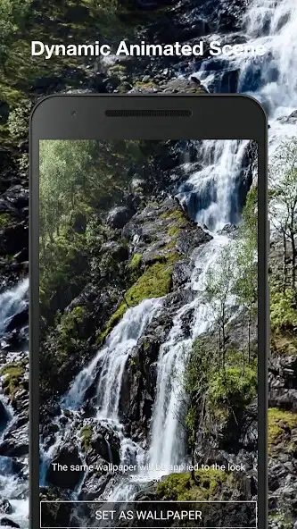 Play Real Waterfall Wallpaper Pro as an online game Real Waterfall Wallpaper Pro with UptoPlay
