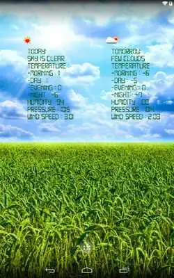 Play Real weather wallpaper