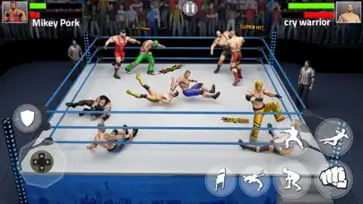 Play Real Wrestling Fighting Game as an online game Real Wrestling Fighting Game with UptoPlay