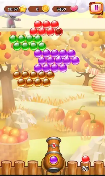 Play Rebbit Bubbles Shooter as an online game Rebbit Bubbles Shooter with UptoPlay