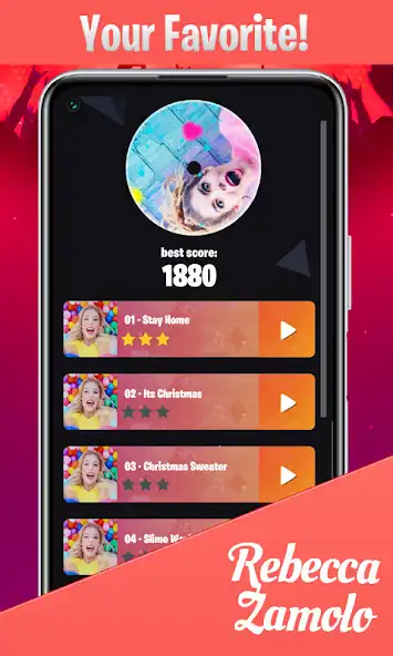 Play Rebecca Zamolo Game Tiles as an online game Rebecca Zamolo Game Tiles with UptoPlay