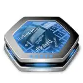 Free play online Rebel Blue Keyboard Art APK