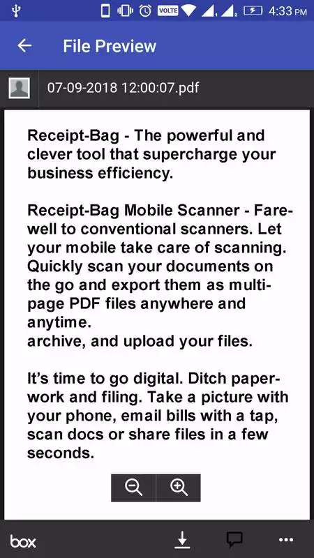 Play Receipt-Bag Play Receipt-Bag