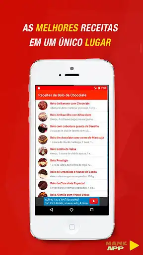 Play Receitas de Bolo de Chocolate  and enjoy Receitas de Bolo de Chocolate with UptoPlay