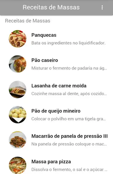 Play Receitas De Massas as an online game Receitas De Massas with UptoPlay