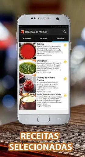 Play Receitas de Molhos as an online game Receitas de Molhos with UptoPlay