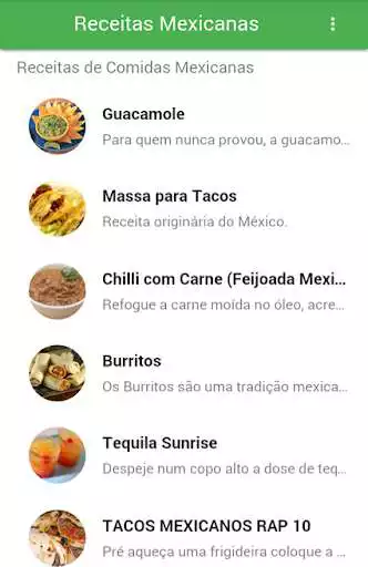 Play Receitas Mexicanas as an online game Receitas Mexicanas with UptoPlay