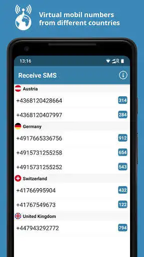 Play APK Receive SMS -  Virtual numbers  and enjoy Receive SMS -  Virtual numbers with UptoPlay app.receivesms.receivesms