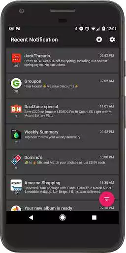 Play Recent Notification  and enjoy Recent Notification with UptoPlay