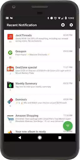 Play Recent Notification as an online game Recent Notification with UptoPlay