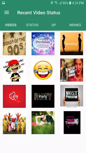 Play Recent Video Status as an online game Recent Video Status with UptoPlay