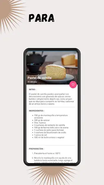 Play Receta De Pasteles Fáciles as an online game Receta De Pasteles Fáciles with UptoPlay