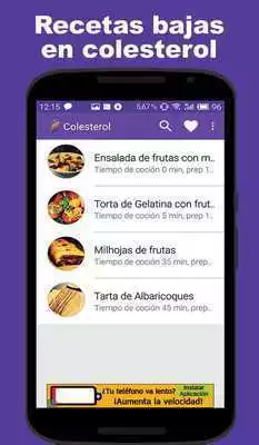 Play Recetas bajas en colesterol