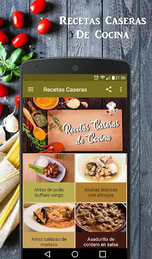 Play Recetas Caseras de Cocina  and enjoy Recetas Caseras de Cocina with UptoPlay