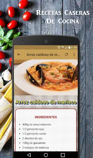 Play Recetas Caseras de Cocina as an online game Recetas Caseras de Cocina with UptoPlay