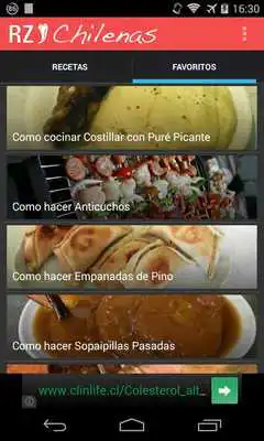 Play Recetas Chilenas