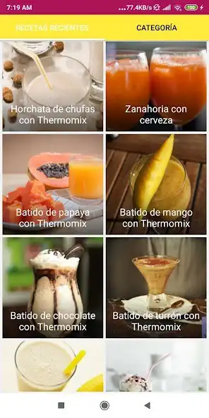 Play Recetas de Batidos as an online game Recetas de Batidos with UptoPlay