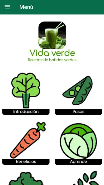 Play Recetas de batidos verdes  and enjoy Recetas de batidos verdes with UptoPlay