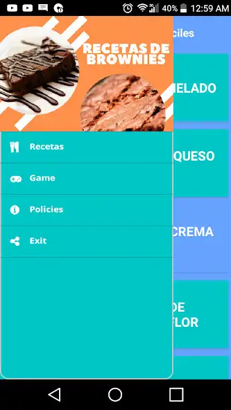 Play Recetas De Brownies Faciles y  as an online game Recetas De Brownies Faciles y  with UptoPlay