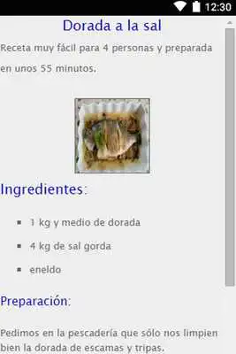 Play Recetas de Cocina: Pescados