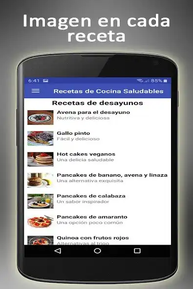 Play Recetas de Cocina Saludables as an online game Recetas de Cocina Saludables with UptoPlay