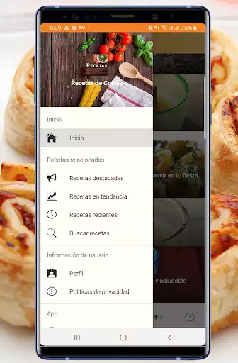 Play Recetas de Cocina as an online game Recetas de Cocina with UptoPlay