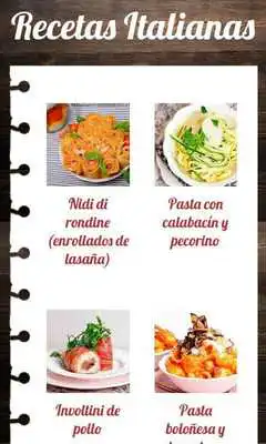 Play Recetas de comida Italiana