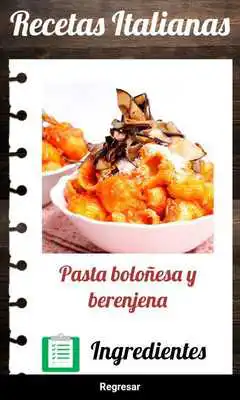 Play Recetas de comida Italiana