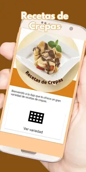 Play Recetas de crepas as an online game Recetas de crepas with UptoPlay