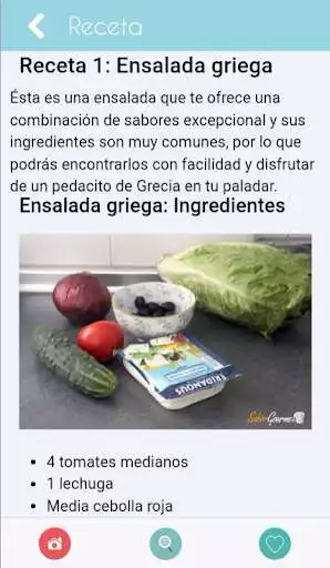 Play Recetas De Ensaladas as an online game Recetas De Ensaladas with UptoPlay