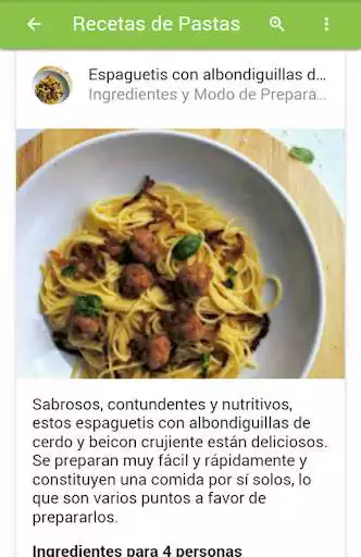 Play Recetas De Pastas as an online game Recetas De Pastas with UptoPlay