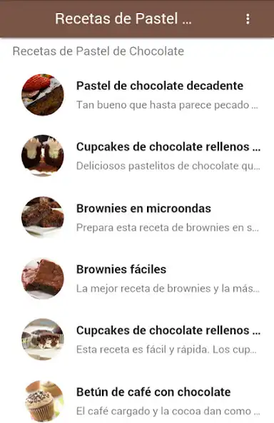 Play Recetas De Pastel De Chocolate  and enjoy Recetas De Pastel De Chocolate with UptoPlay