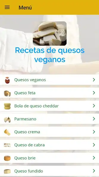 Play Recetas de quesos veganos  and enjoy Recetas de quesos veganos with UptoPlay