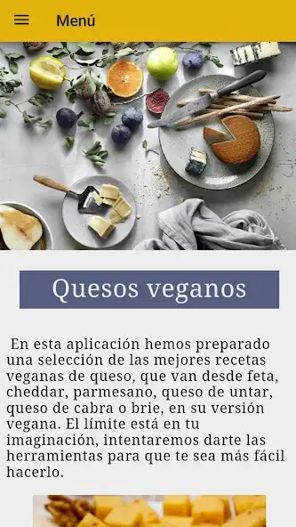 Play Recetas de quesos veganos as an online game Recetas de quesos veganos with UptoPlay